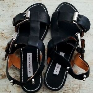 Aigner black sandals